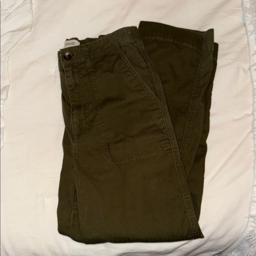 Madewell Women’s Olive Straight Ankle Pants